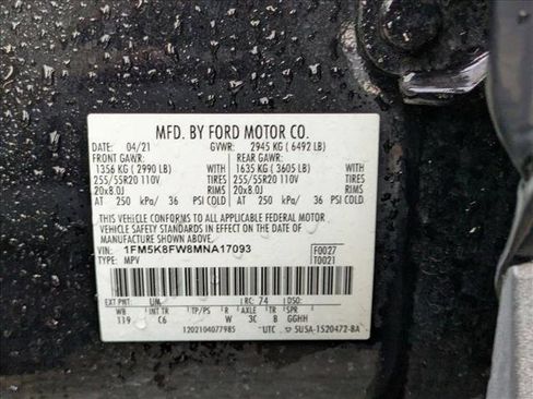 Used 2021 Ford Explorer Limited w/ Hybrid Equipment Group 310A image 16