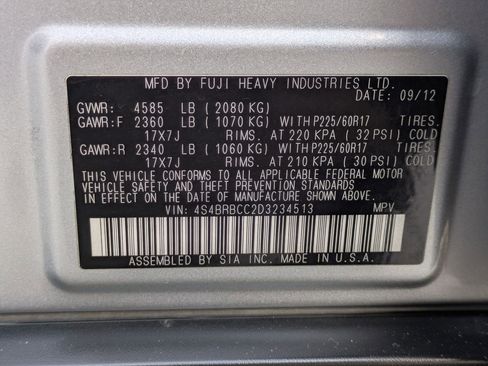 Used 2013 Subaru Outback 2.5i Premium w/ Popular Pkg 1B image 31