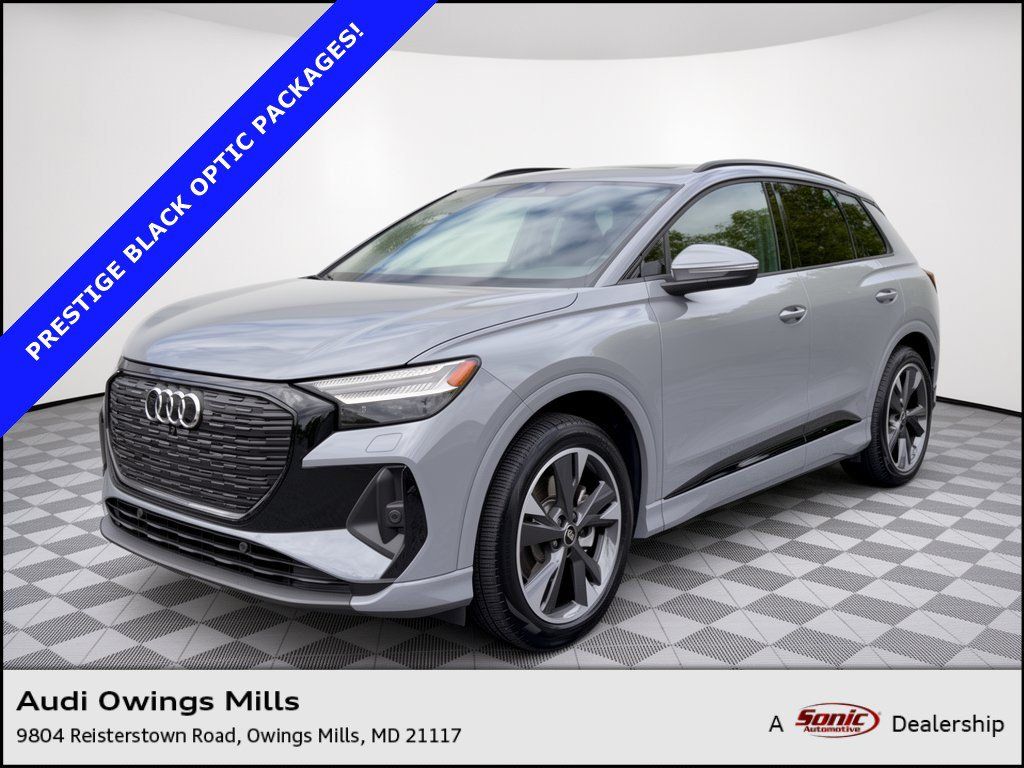 Used 2025 Audi Q4 e-tron Prestige w/ Black Optic Package AWD/4WD image 1