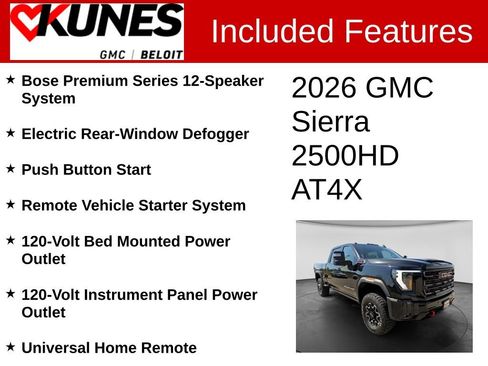 New 2026 GMC Sierra 2500 AT4X AWD/4WD image 3
