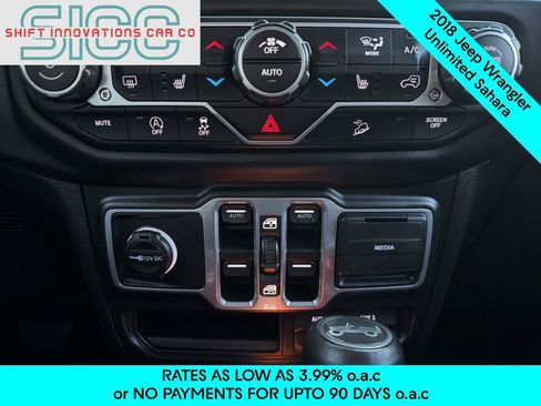 Used 2018 Jeep Wrangler Unlimited Sahara w/ Cold Weather Group AWD/4WD image 22