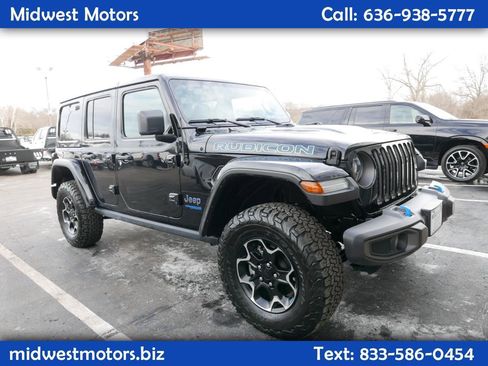 Used 2021 Jeep Wrangler Unlimited Rubicon 4xe w/ Cold Weather Group AWD/4WD image 1