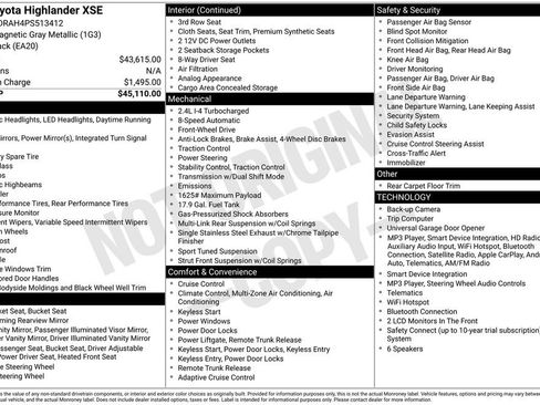 Used 2023 Toyota Highlander XSE FWD image 45