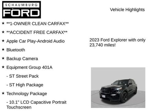 Used 2023 Ford Explorer ST w/ Equipment Group 401A AWD/4WD image 8