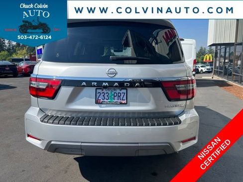 Certified 2023 Nissan Armada Platinum w/ Captain's Chairs Package AWD/4WD image 10