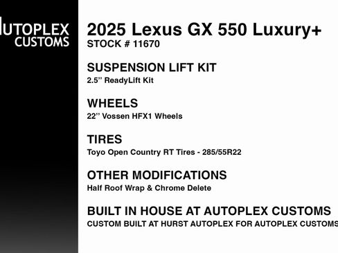 Used 2025 Lexus GX 550 image 2
