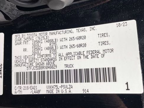 Used 2024 Toyota Tundra Limited image 21