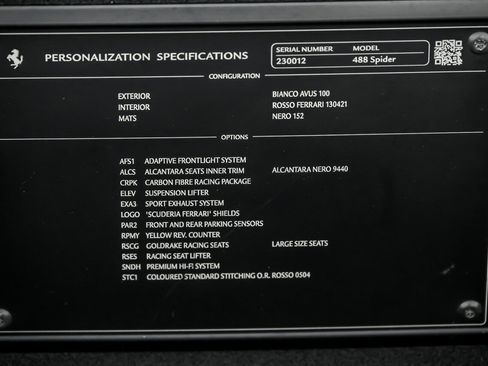 Used 2018 Ferrari 488 Spider image 19