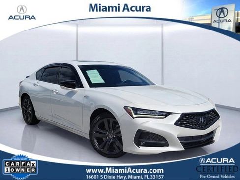 Certified 2023 Acura TLX w/ A-SPEC Pkg FWD image 1