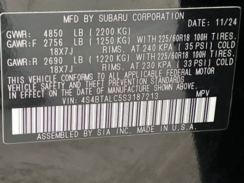 Used 2025 Subaru Outback Onyx Edition image 69