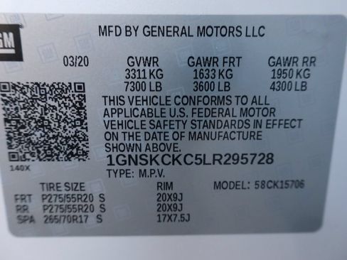 Used 2020 Chevrolet Tahoe Premier AWD/4WD image 48
