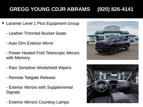 New 2026 RAM 2500 Laramie w/ Night Edition AWD/4WD image 13