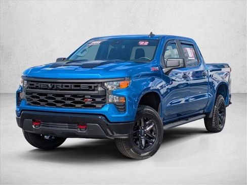 Used 2022 Chevrolet Silverado 1500 Custom Trail Boss AWD/4WD image 1