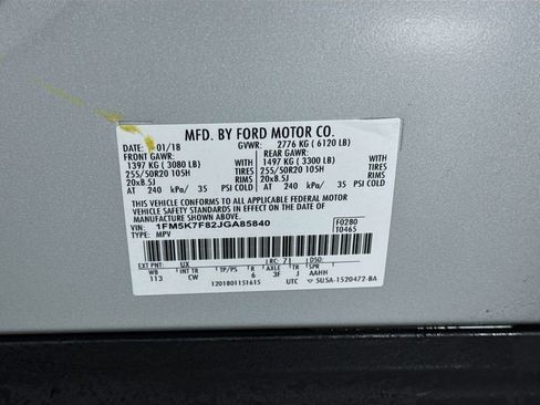 Used 2018 Ford Explorer Limited FWD image 32