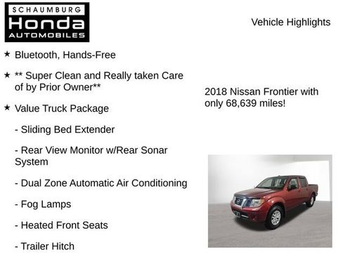 Used 2018 Nissan Frontier SV w/ Value Truck Package RWD image 7