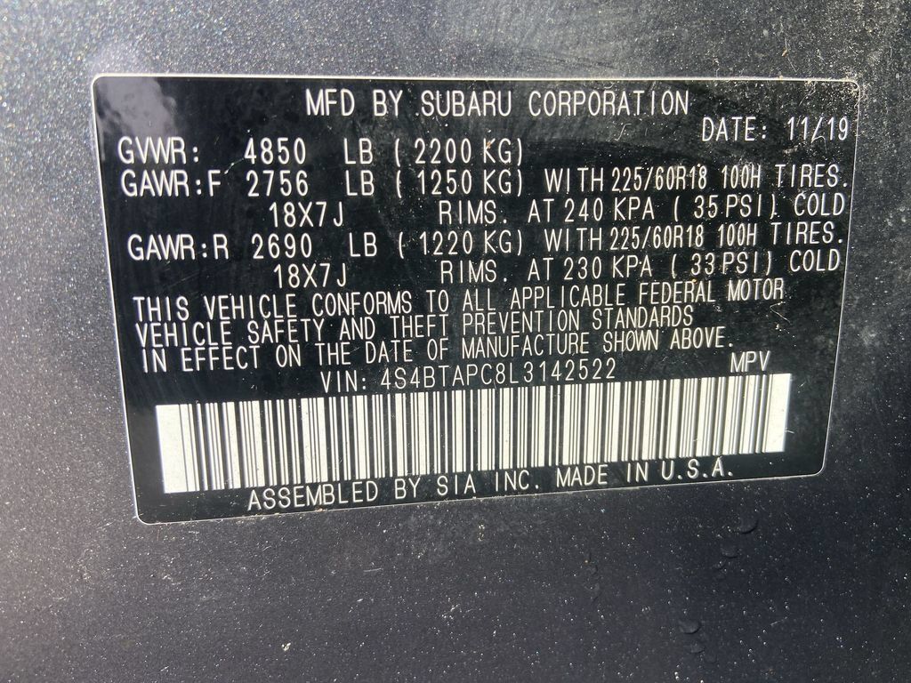 Used 2020 Subaru Outback Touring AWD/4WD image 35