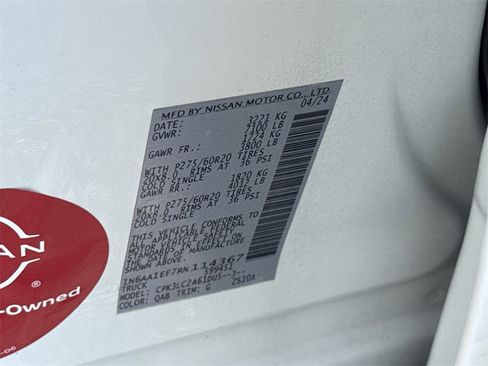 Certified 2024 Nissan Titan SV w/ SV Bronze Edition Package image 49