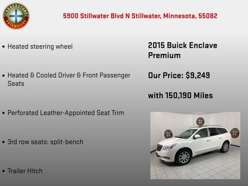 Used 2015 Buick Enclave Premium w/ Trailering Package AWD/4WD image 22