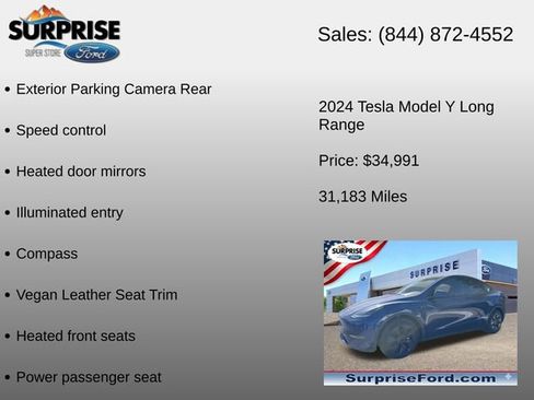 Used 2024 Tesla Model Y Long Range RWD image 14