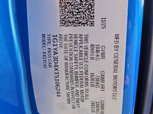 New 2026 Chevrolet Corvette Stingray Convertible w/ 1LT image 18