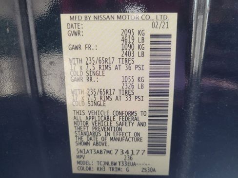 Used 2021 Nissan Rogue S image 33