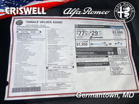 New 2024 Alfa Romeo Tonale Veloce image 48