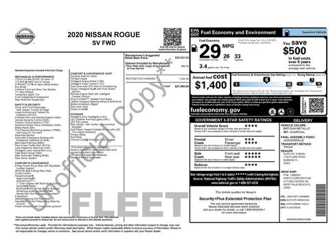 Certified 2020 Nissan Rogue SV image 3