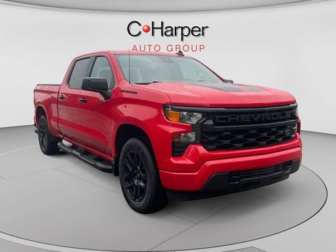 Certified 2023 Chevrolet Silverado 1500 Custom w/ Rally Edition AWD/4WD image 1