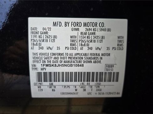 Used 2022 Ford Explorer Timberline image 34