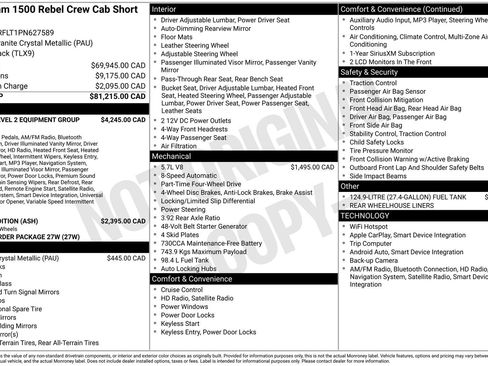 Used 2023 RAM 1500 Rebel w/ Rebel Level 2 Equipment Group image 6