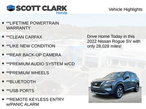 Used 2022 Nissan Rogue SV w/ SV Premium Package image 11