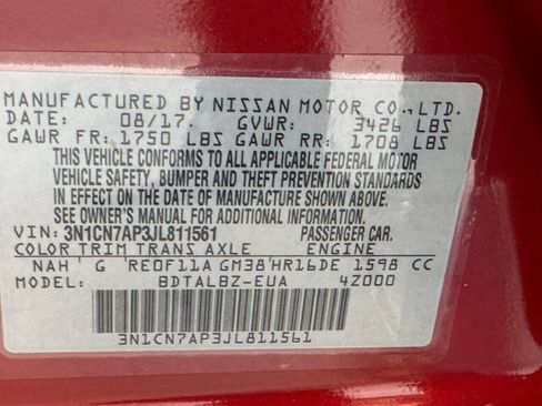 Used 2018 Nissan Versa SV image 19