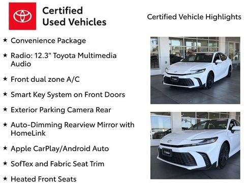 Certified 2026 Toyota Camry SE w/ Convenience Package FWD image 7