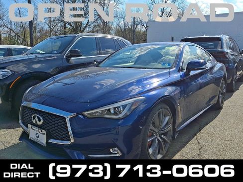 Used 2018 INFINITI Q60 Red Sport 400 w/ Sensory Package 3.0T Sport image 1