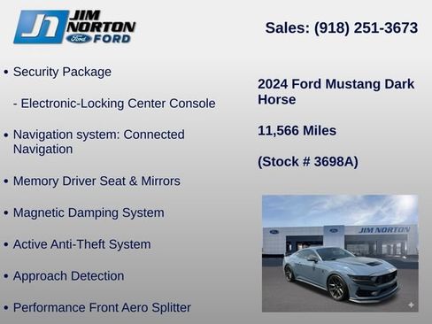 Used 2024 Ford Mustang Dark Horse w/ Dark Horse Handlin Package RWD image 31