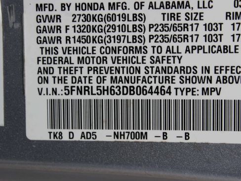 Used 2013 Honda Odyssey EX-L image 11