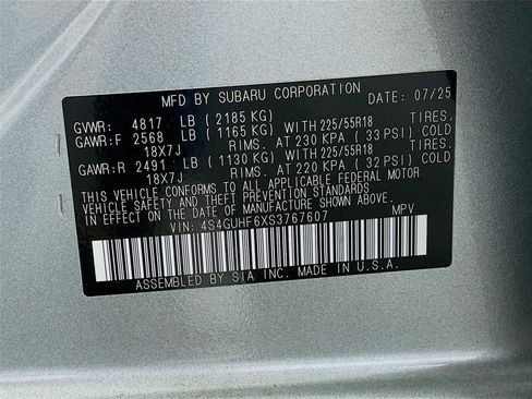 New 2025 Subaru Crosstrek 2.5i Sport w/ Crosstrek Mirror Package image 20