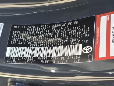 Used 2026 Toyota Corolla LE FWD image 35