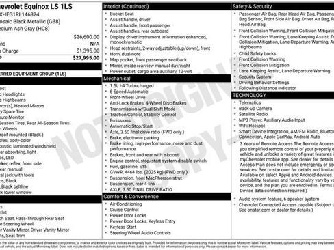 Used 2024 Chevrolet Equinox LS FWD image 2