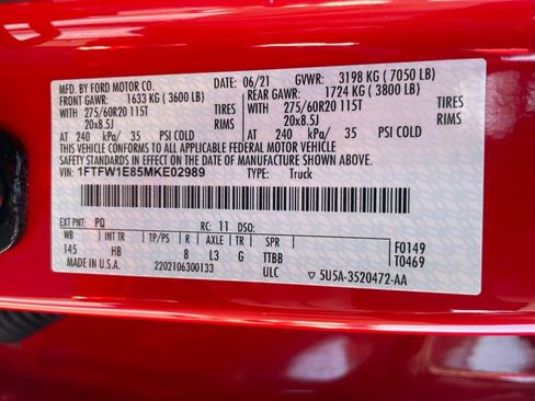 Used 2021 Ford F150 Lariat w/ Equipment Group 502A High image 46