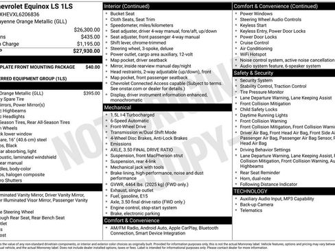 Used 2020 Chevrolet Equinox LS FWD image 2