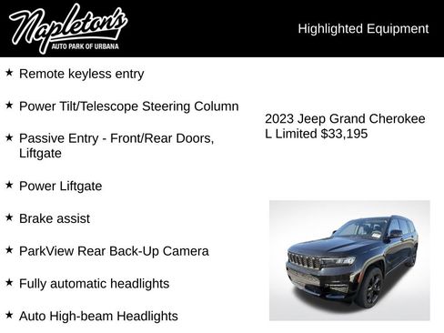 Used 2023 Jeep Grand Cherokee L Limited w/ Luxury Tech Group II image 7