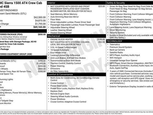 Used 2022 GMC Sierra 1500 AT4 w/ AT4 Preferred Package AWD/4WD image 45