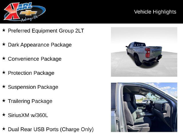 Certified 2024 Chevrolet Silverado 1500 LT Trail Boss w/ Dark Appearance Package AWD/4WD image 2