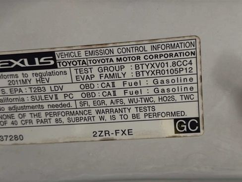 Used 2011 Lexus CT 200h Premium w/ Premium Audio Pkg FWD image 36