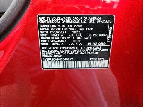 Certified 2022 Volkswagen Atlas SEL Premium image 27