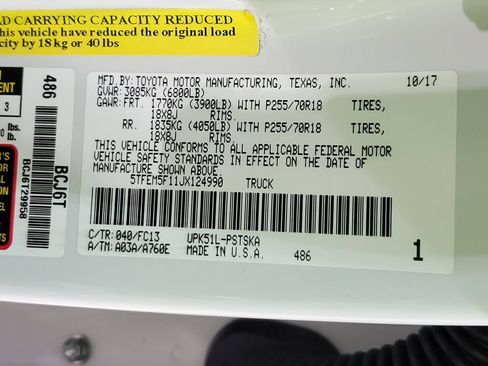 Used 2018 Toyota Tundra SR5 RWD image 38