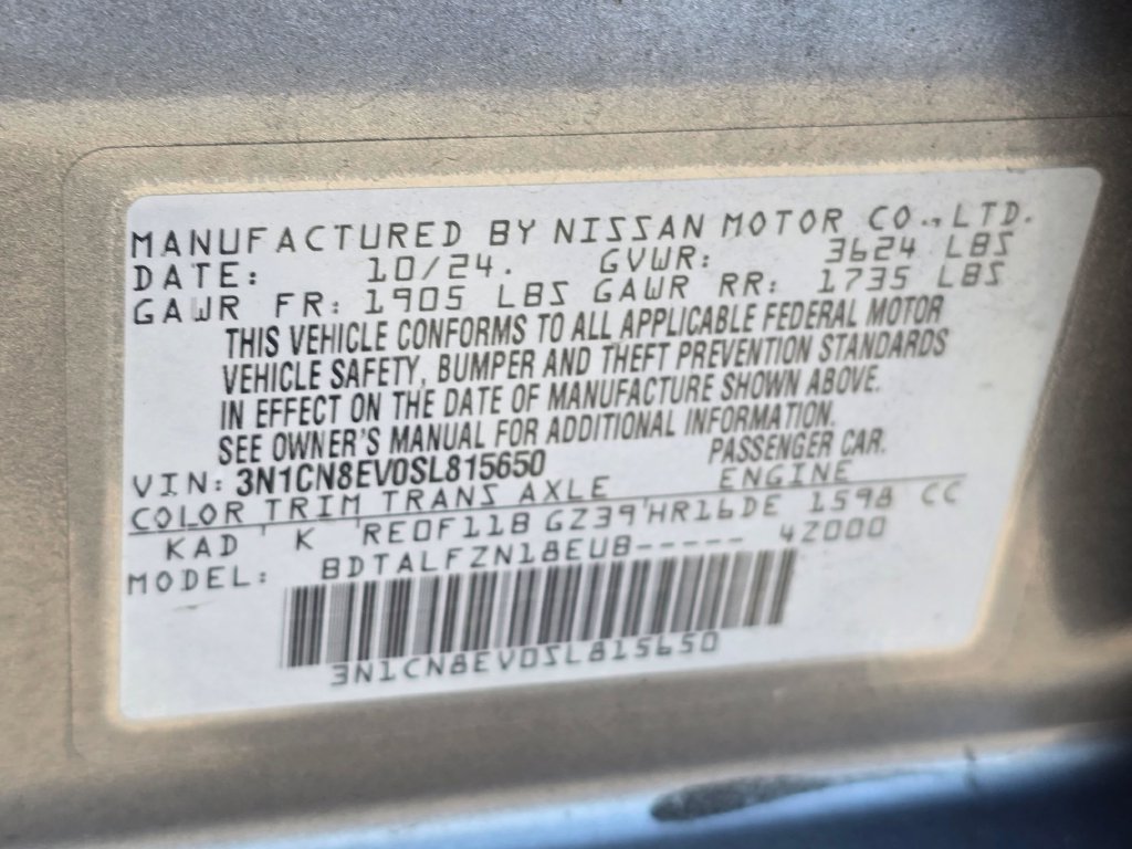 Used 2025 Nissan Versa SV FWD image 31