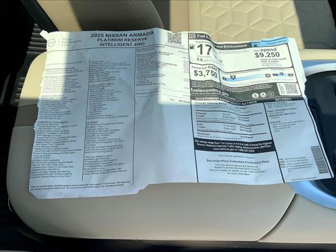 New 2025 Nissan Armada Platinum Reserve w/ Convenience Package image 15