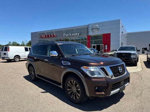 Used 2017 Nissan Armada Platinum w/ Captain Seat Package AWD/4WD image 1
